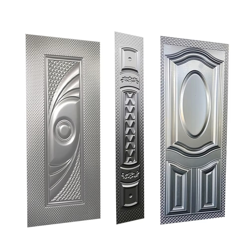 Silver Steel Security Door